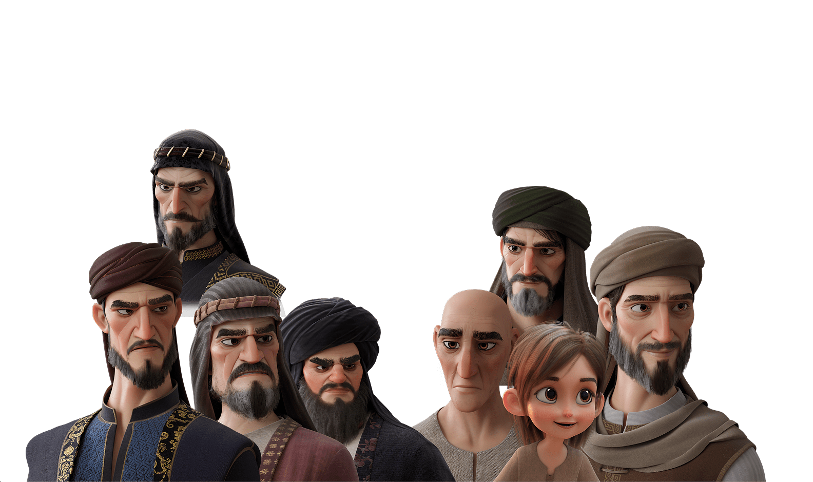 Son Peygamber Hicret filmindeki karakterler